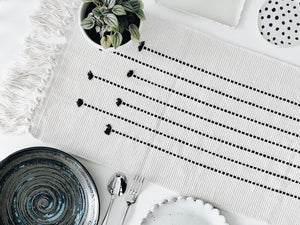 Miss Anna Boho Table Runner with Tassels
