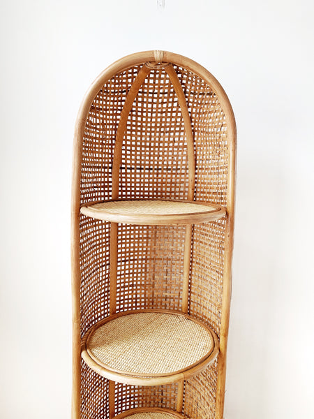 Miss Georgie Rattan Standing Shelf