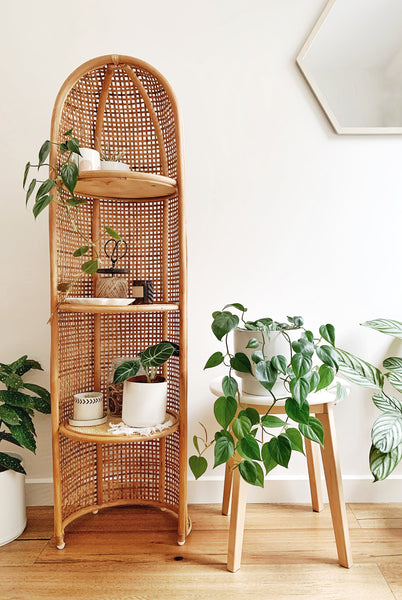 Miss Georgie Rattan Standing Shelf