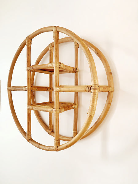 Miss Ella Rattan Wall Shelf [Sample]
