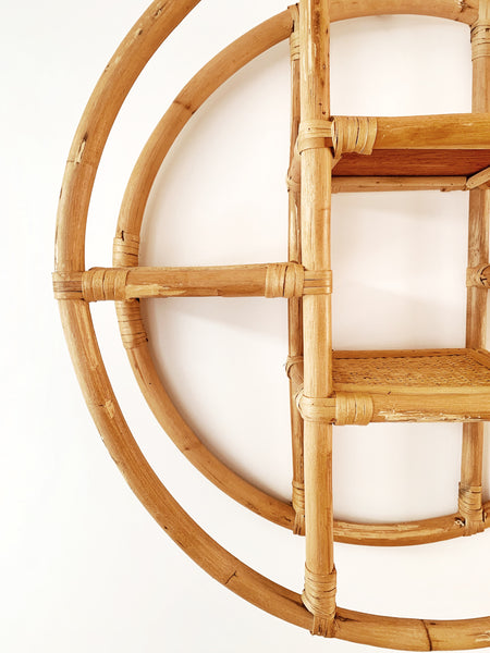 Miss Ella Rattan Wall Shelf [Sample]